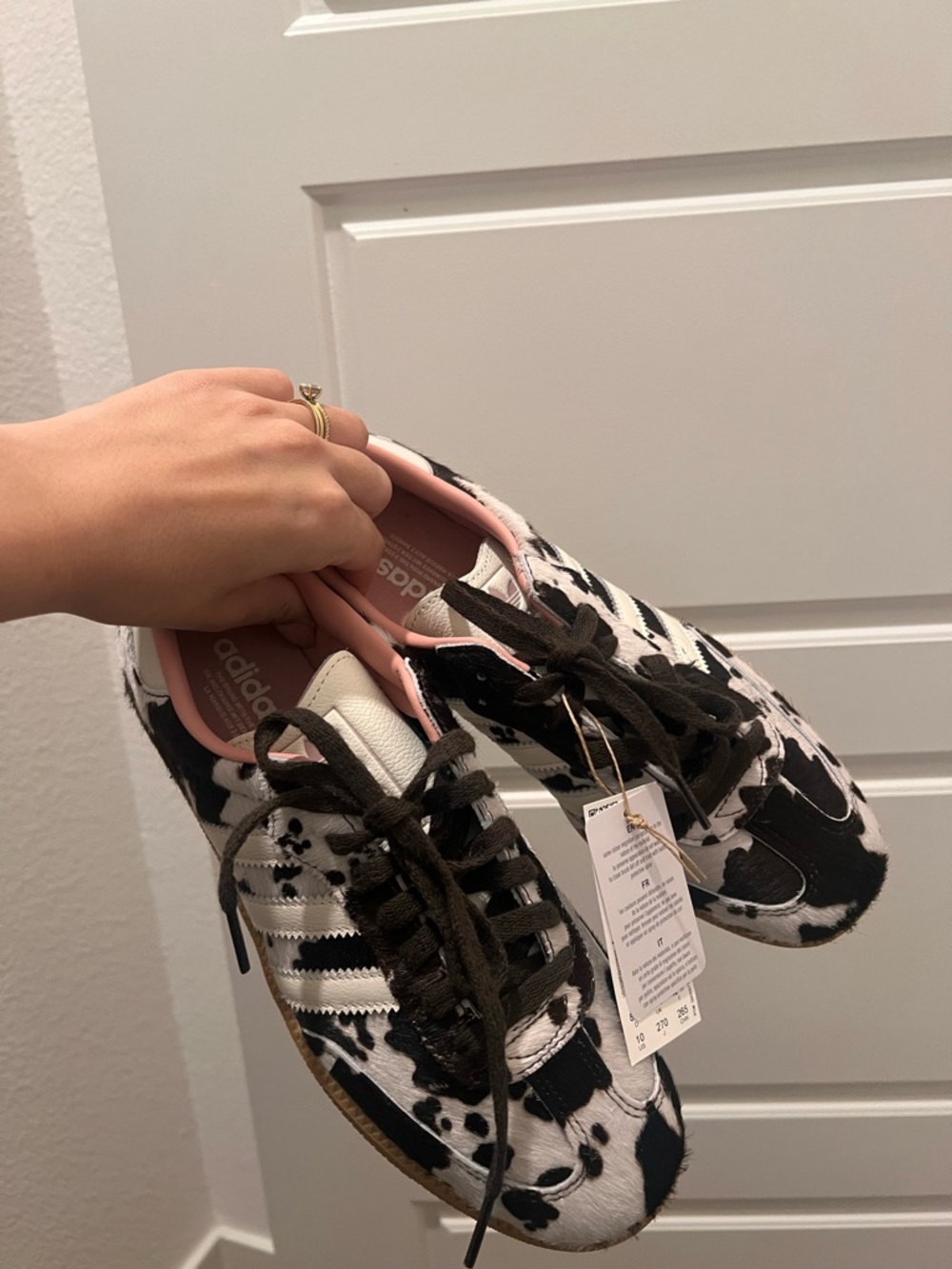 adidas Originals Samba OG sneakers in cow print